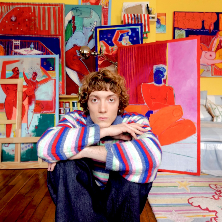 Xavier de Vilmorin, exposition Naître à soi, peinture contemporaine, H.D Galerie Paris, 45 rue Vivienne, Paris 2, Novembre- décembre 2025