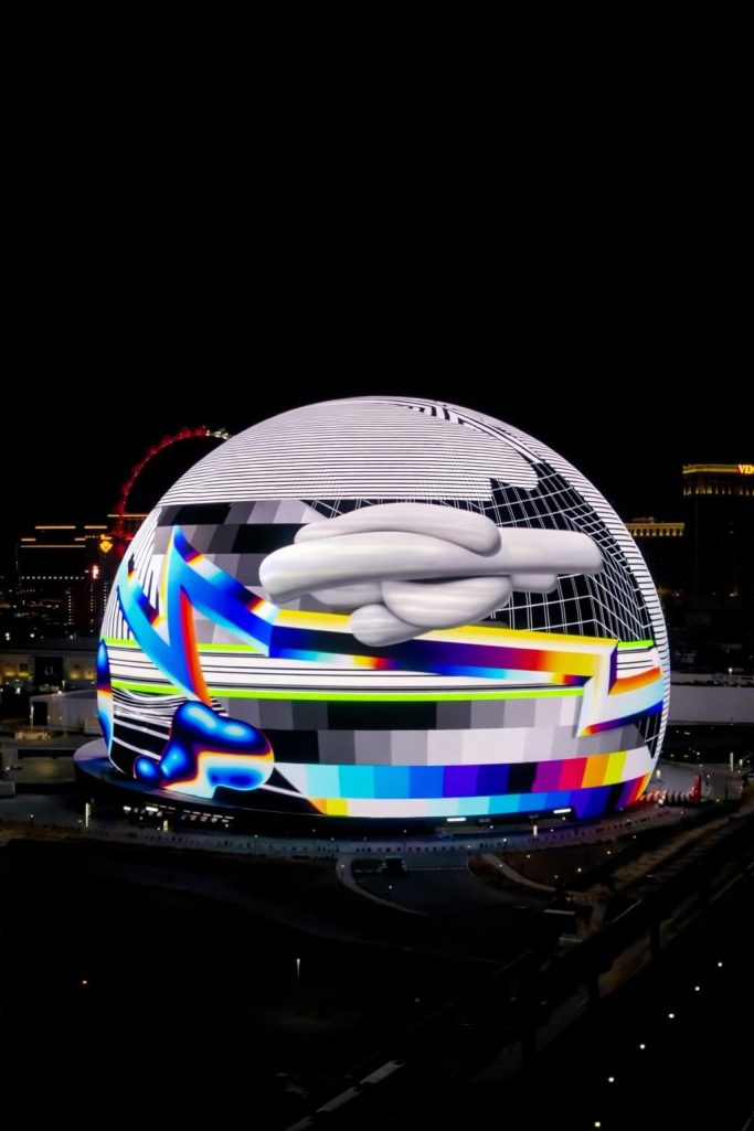 Felipe Pantone - the Sphere - Las Vegas - 2026 Felipe Pantone - the Sphere - Las Vegas - 2026