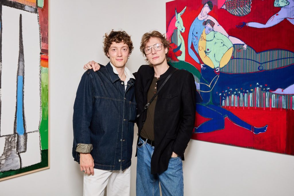 Charles de Vilmorin et Xavier de Vilmorin — Vernissage Figures libres Charles de Vilmorin et Xavier de Vilmorin lors du vernissage de l’exposition Figures libres chez H.D Galerie à Paris.