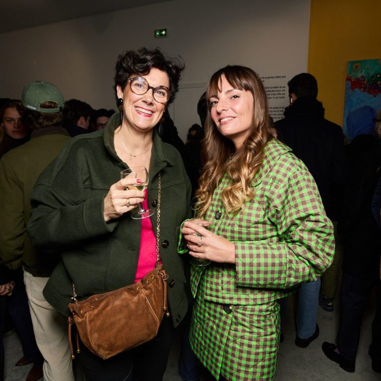 Gaetane de VilmorinAmélie Challéat, Vernissage de l'exposition Naître à soi, Xavier de Vilmorin, H.D Galerie Paris, 45 rue Vivienne, Paris 2