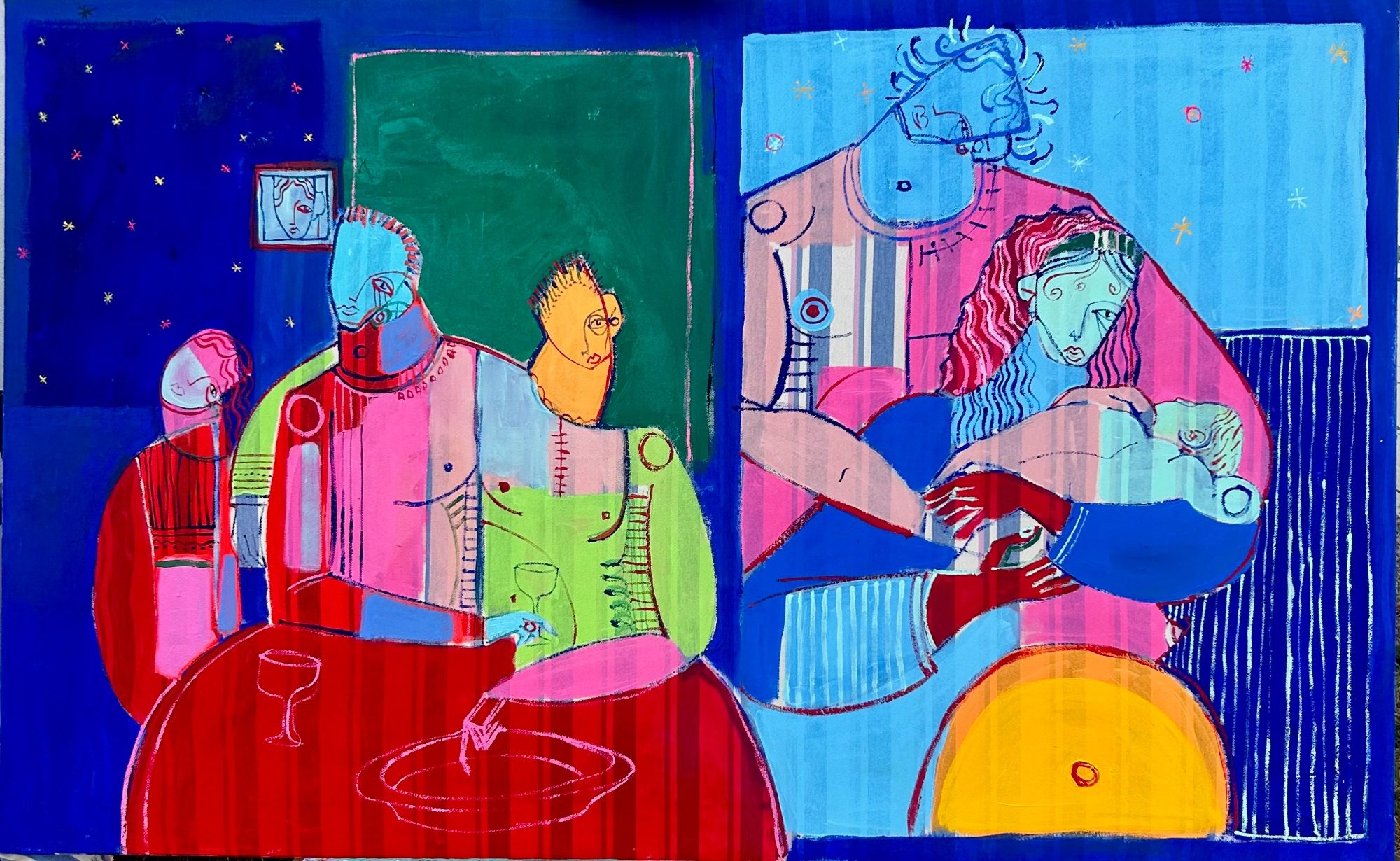 Xavier de Vilmorin – Catalogue des œuvres | H.D Galerie – Moderne Art Fair 2026 Œuvres originales de Xavier de Vilmorin, peintures contemporaines sur toile et tissu présentées par H.D Galerie à la Moderne Art Fair 2026