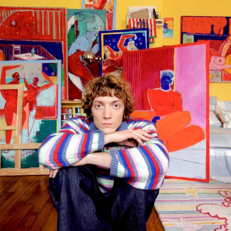 Xavier de Vilmorin Portrait de Xavier de Vilmorin chez H.D Galerie à Paris
