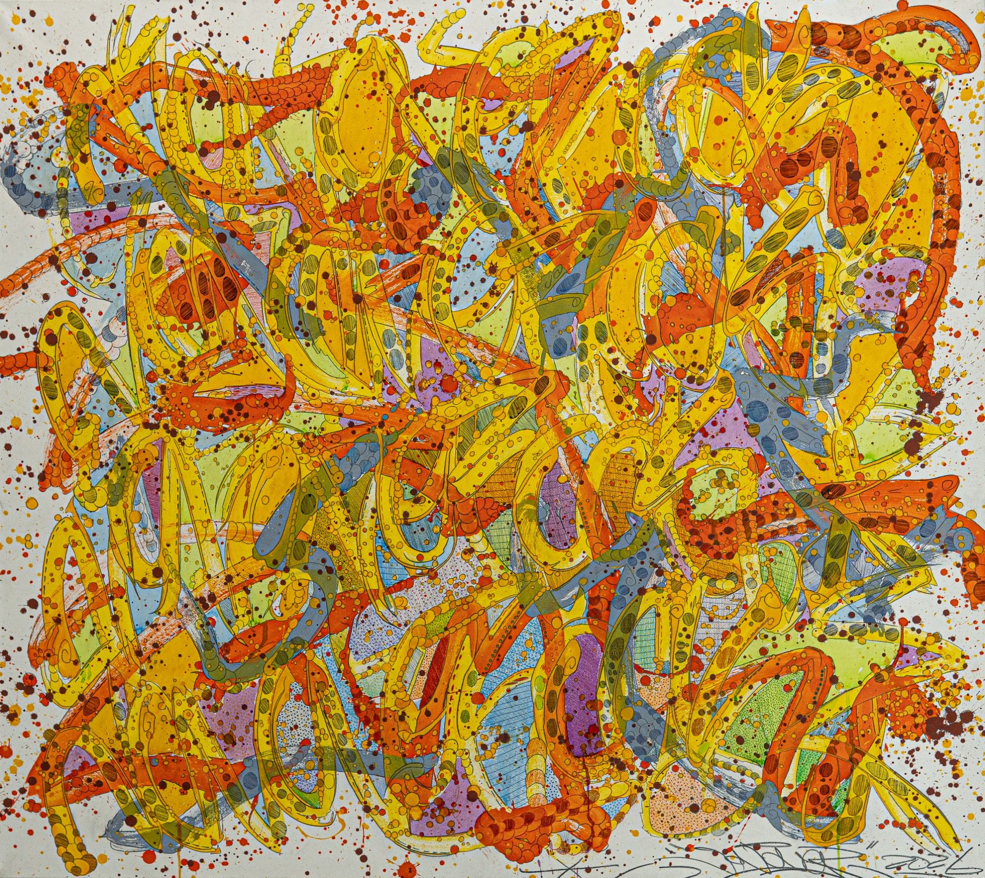 JonOne — Paper Boy | H.D Galerie Œuvre de JonOne présentée dans « Paper Boy », son exposition personnelle à H.D Galerie, Paris, du 10 au 23 septembre 2026