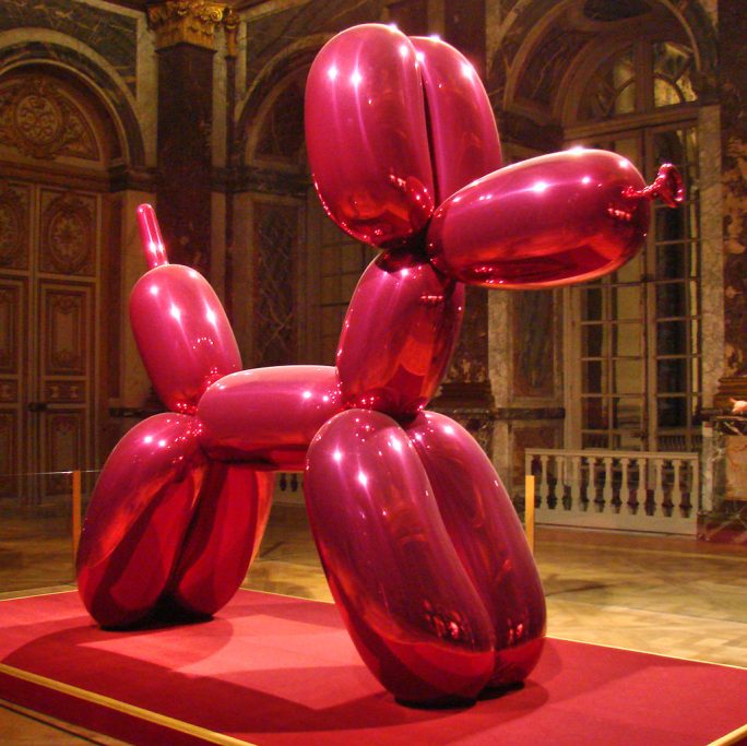 The dog ballon, Jeff Koons - Château de Versailles - 2008 The dog ballon, Jeff Koons - Château de Versailles - 2008