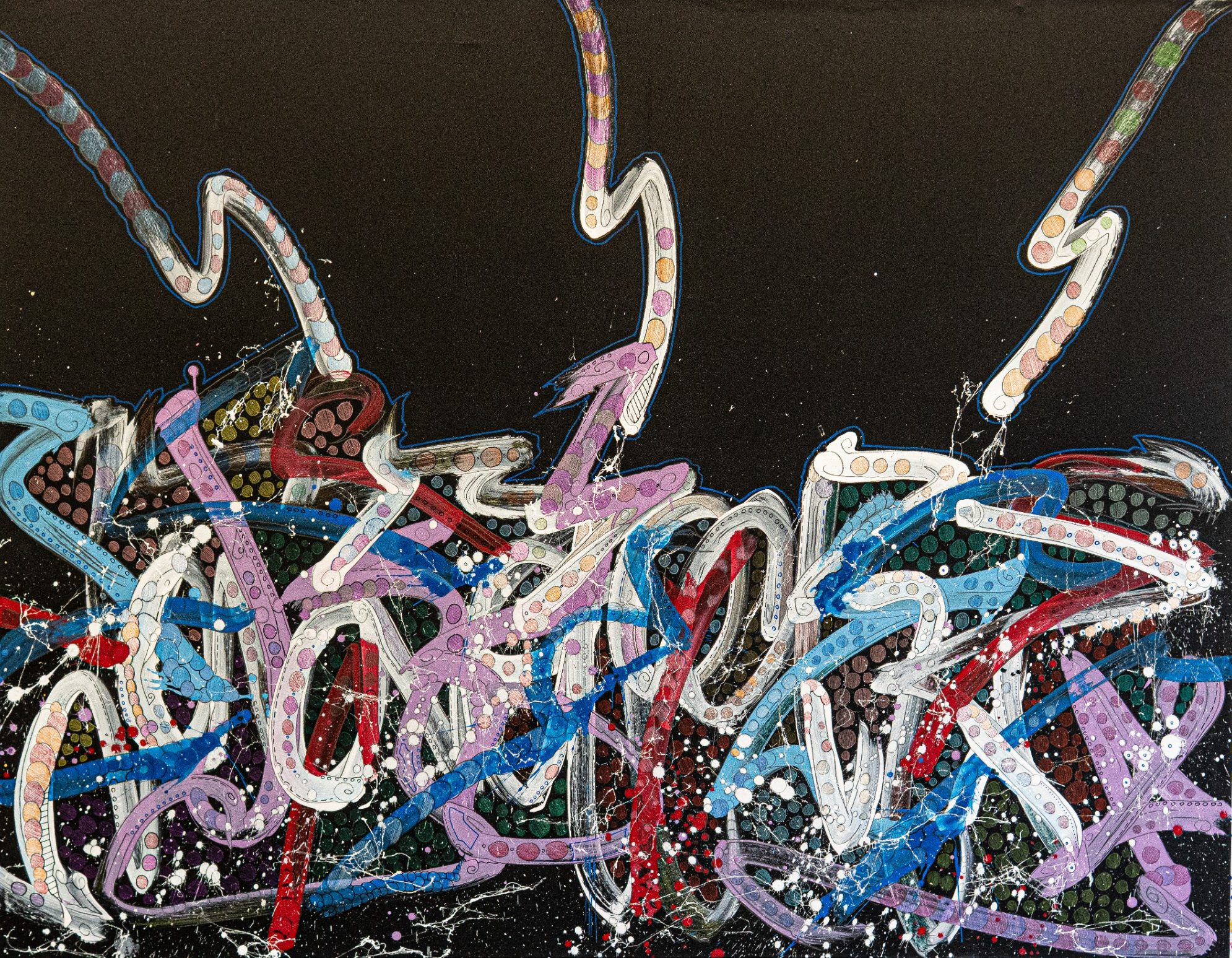JonOne — Paper Boy | H.D Galerie Œuvre de JonOne présentée dans « Paper Boy », son exposition personnelle à H.D Galerie, Paris, du 10 au 23 septembre 2026