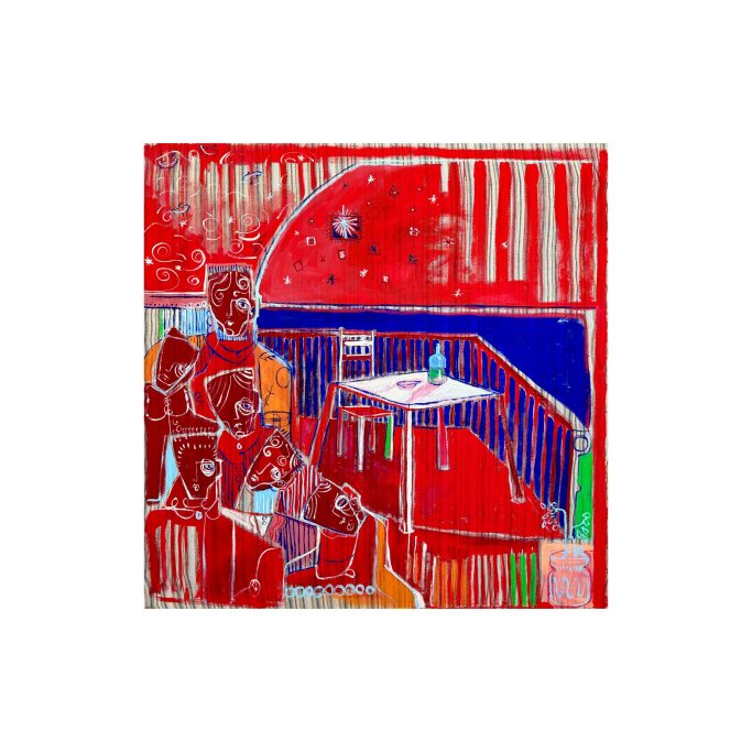 Il est libre de Xavier de Vilmorin présentée lors de l’exposition Naître à soi chez H.D Galerie à Paris