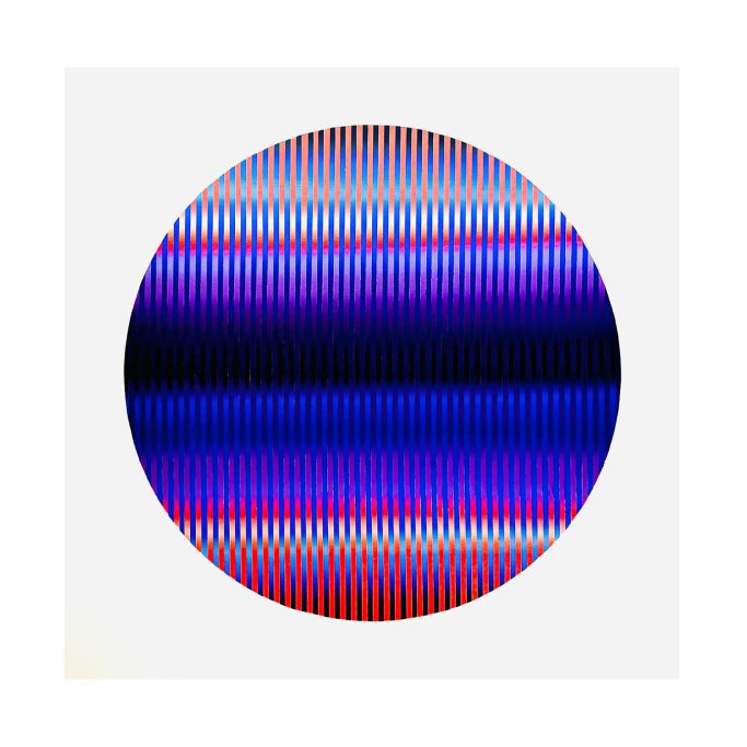 Oeuvre Radiant Violet, de Nicolas Panayotou, Exposition "Souviens-toi du futur", H.D Galerie, 45 Rue Vivienne, Paris 2, Octobre 2025