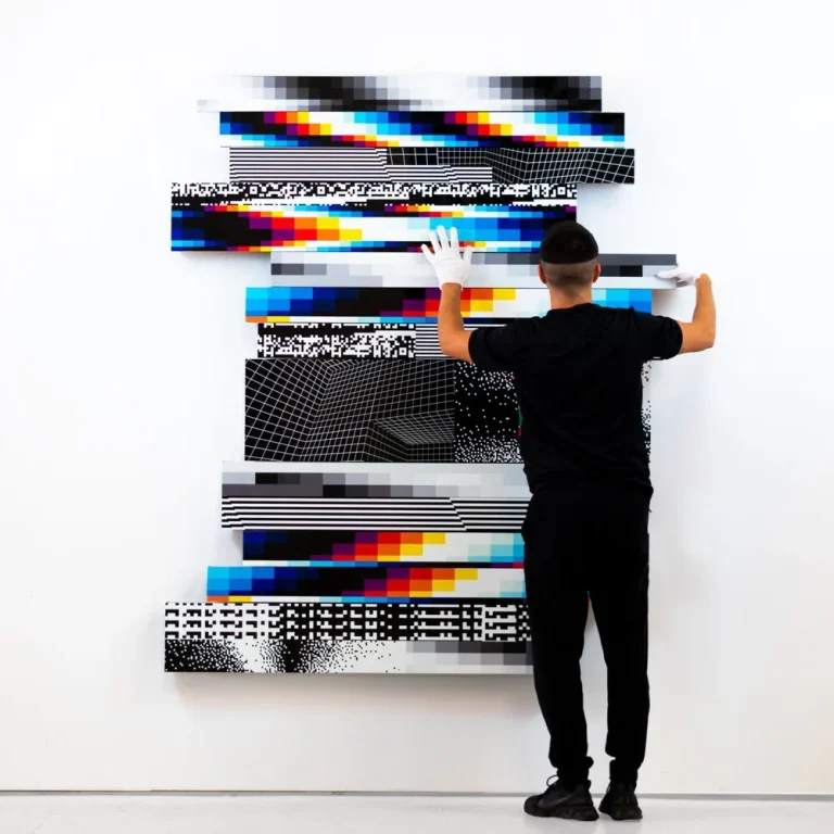 Felipe Pantone, H.D Galerie, 45 Rue Vivienne, Paris 2