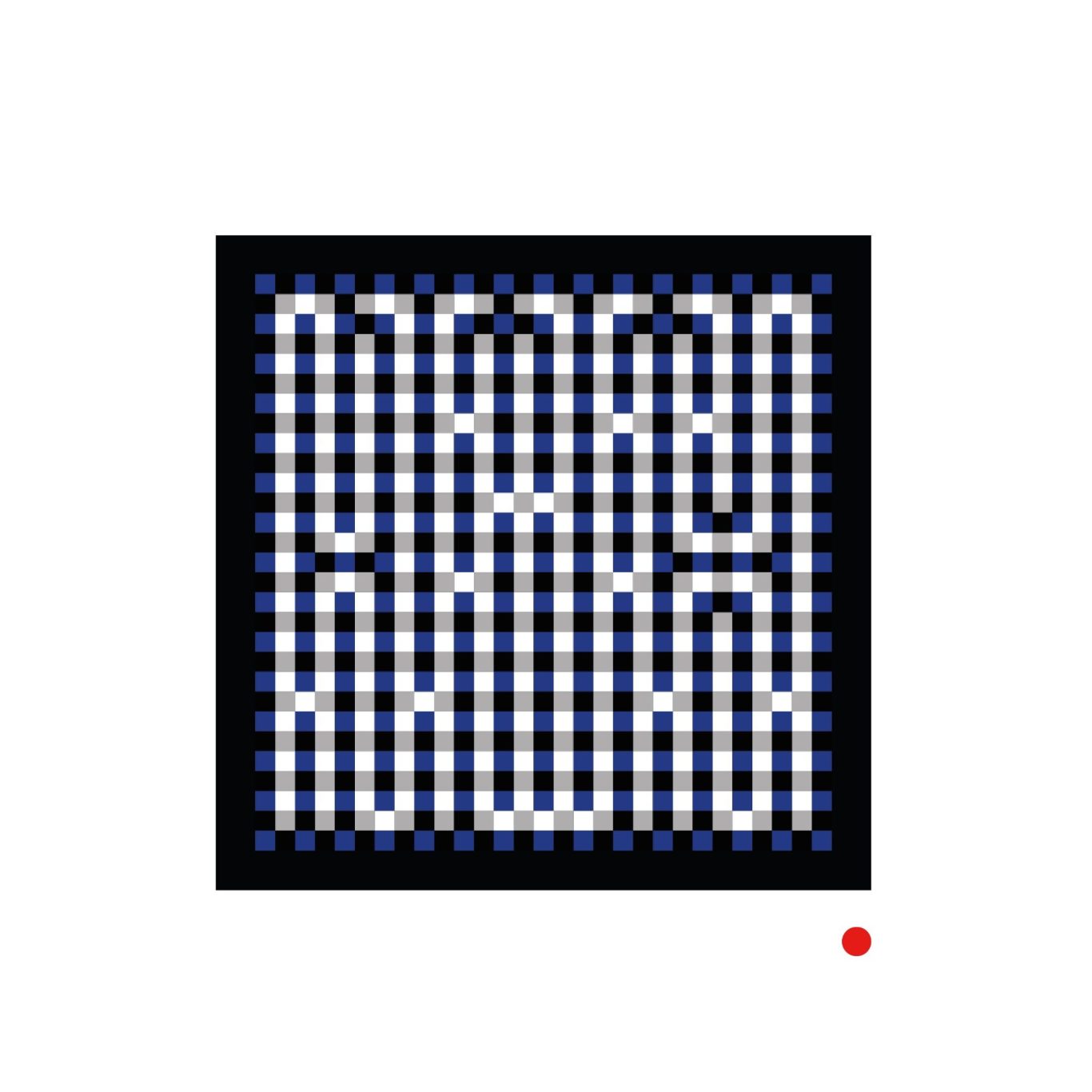 Tirage «New Squares - Blue » de L'Atlas, signé et numéroté, édité à 20 exemplaires.