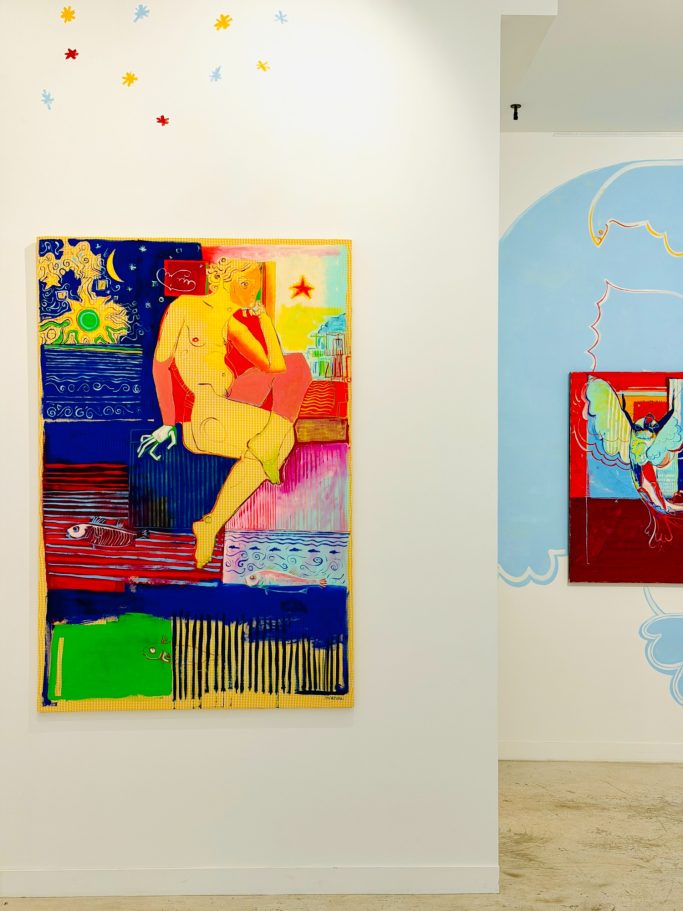 Vue d’exposition Naître à soi de Xavier de Vilmorin chez H.D Galerie