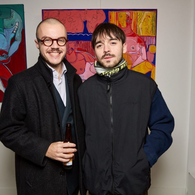 Vernissage de l'exposition Naître à soi, Xavier de Vilmorin, H.D Galerie Paris, 45 rue Vivienne, Paris 2, Novembre- décembre 2025