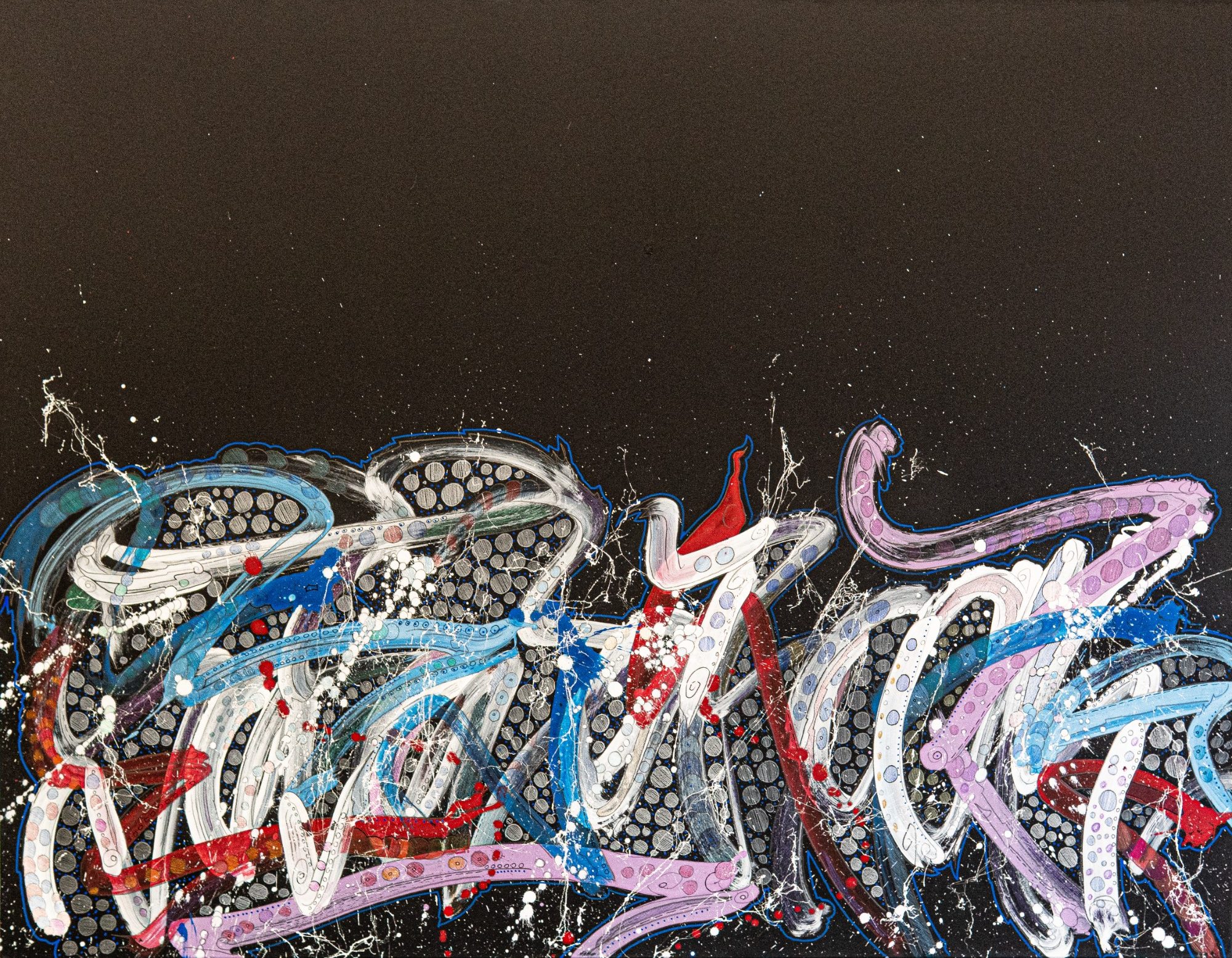 JonOne — Paper Boy | H.D Galerie Œuvre de JonOne présentée dans « Paper Boy », son exposition personnelle à H.D Galerie, Paris, du 10 au 23 septembre 2026