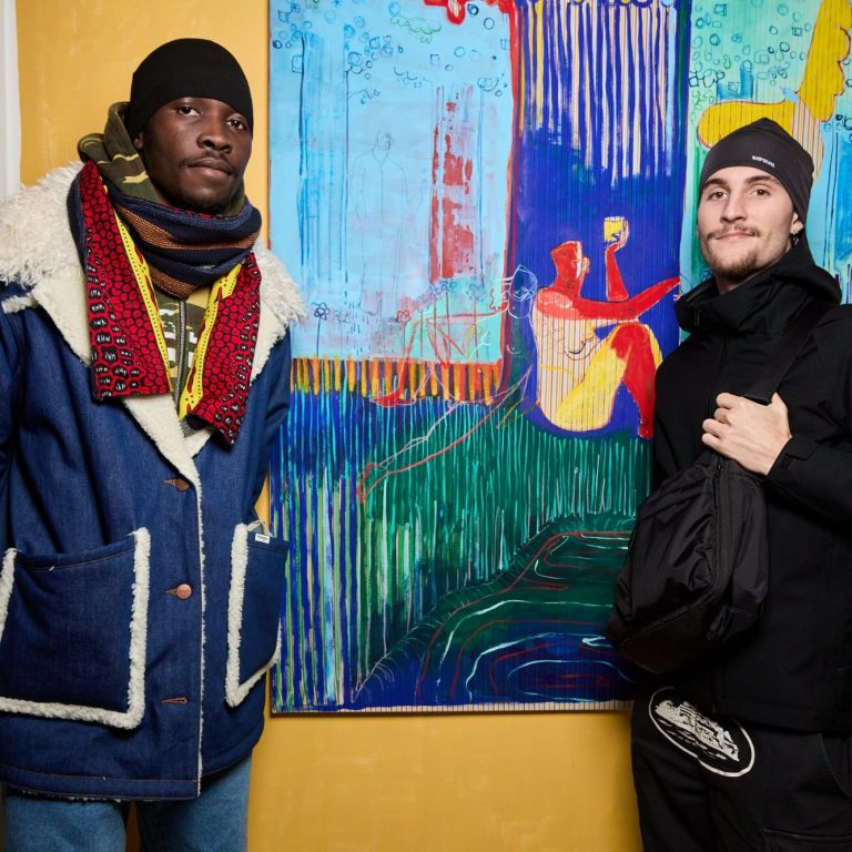 Vernissage de l'exposition Naître à soi, peinture contemporaine, H.D Galerie Paris, 45 rue Vivienne, Paris 2, Novembre- décembre 2025