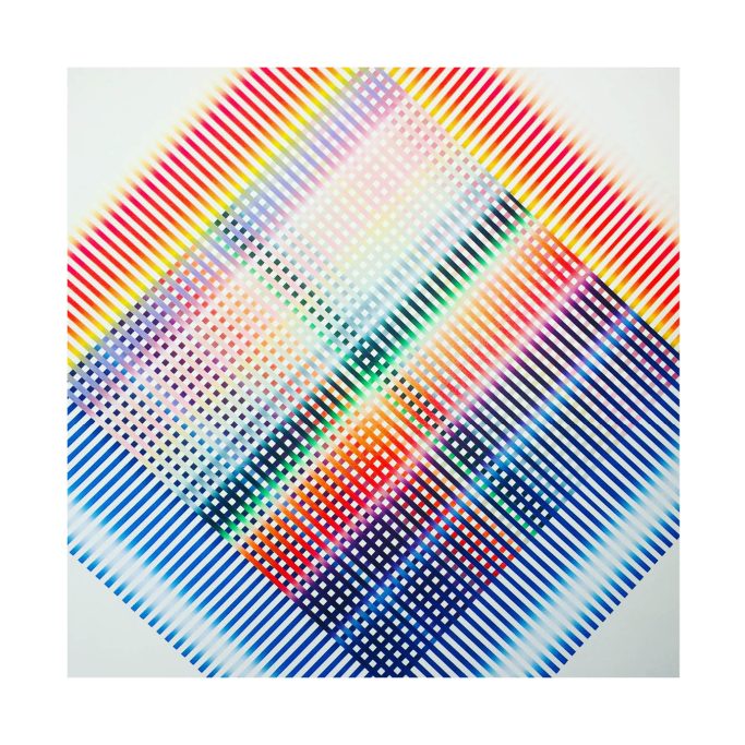 Œuvre Paris Boogie-Woogie, de Nicolas Panayotou, Exposition "Souviens toi du futur", H.D Galerie, 45 Rue Vivienne, Paris 2, Octobre 2025