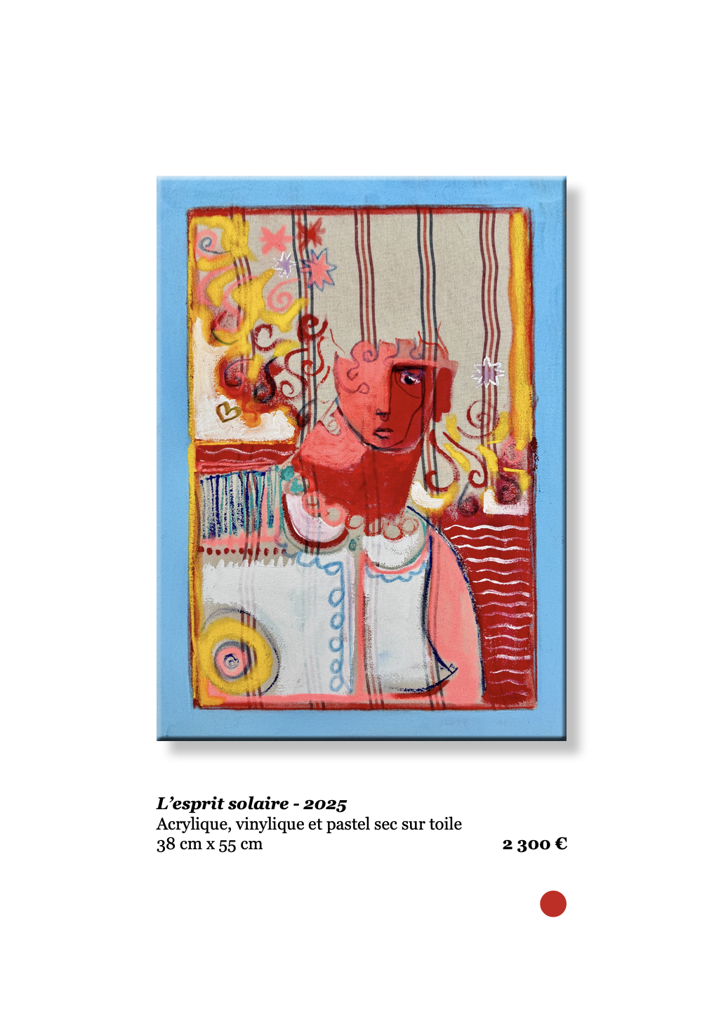 Xavier de Vilmorin, L'esprit solaire, Exposition Naitre à soi, H.D Galerie, 45 rue Vivienne, Paris 2, novembre 2025 - janvier 2026