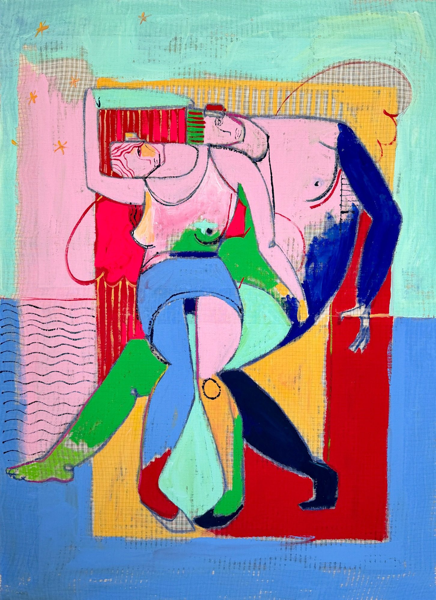 Xavier de Vilmorin – Catalogue des œuvres | H.D Galerie – Moderne Art Fair 2026 Œuvres originales de Xavier de Vilmorin, peintures contemporaines sur toile et tissu présentées par H.D Galerie à la Moderne Art Fair 2026