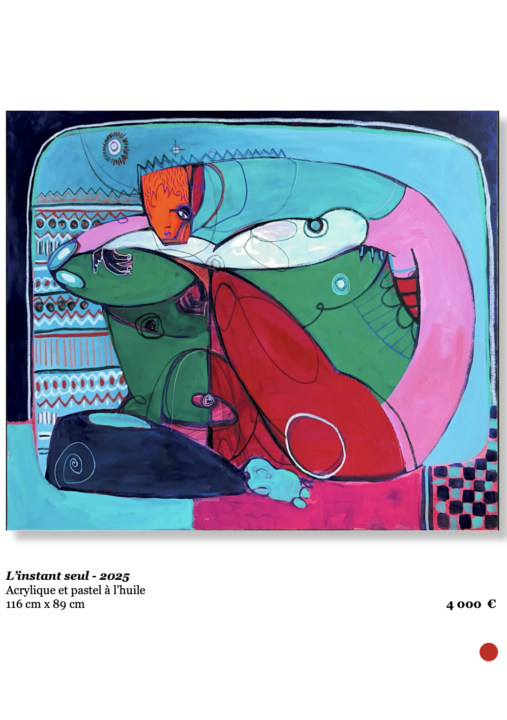 Xavier de Vilmorin, l'instant seul, Exposition Naitre à soi, H.D Galerie, 45 rue Vivienne, Paris 2, novembre 2025 - janvier 2026