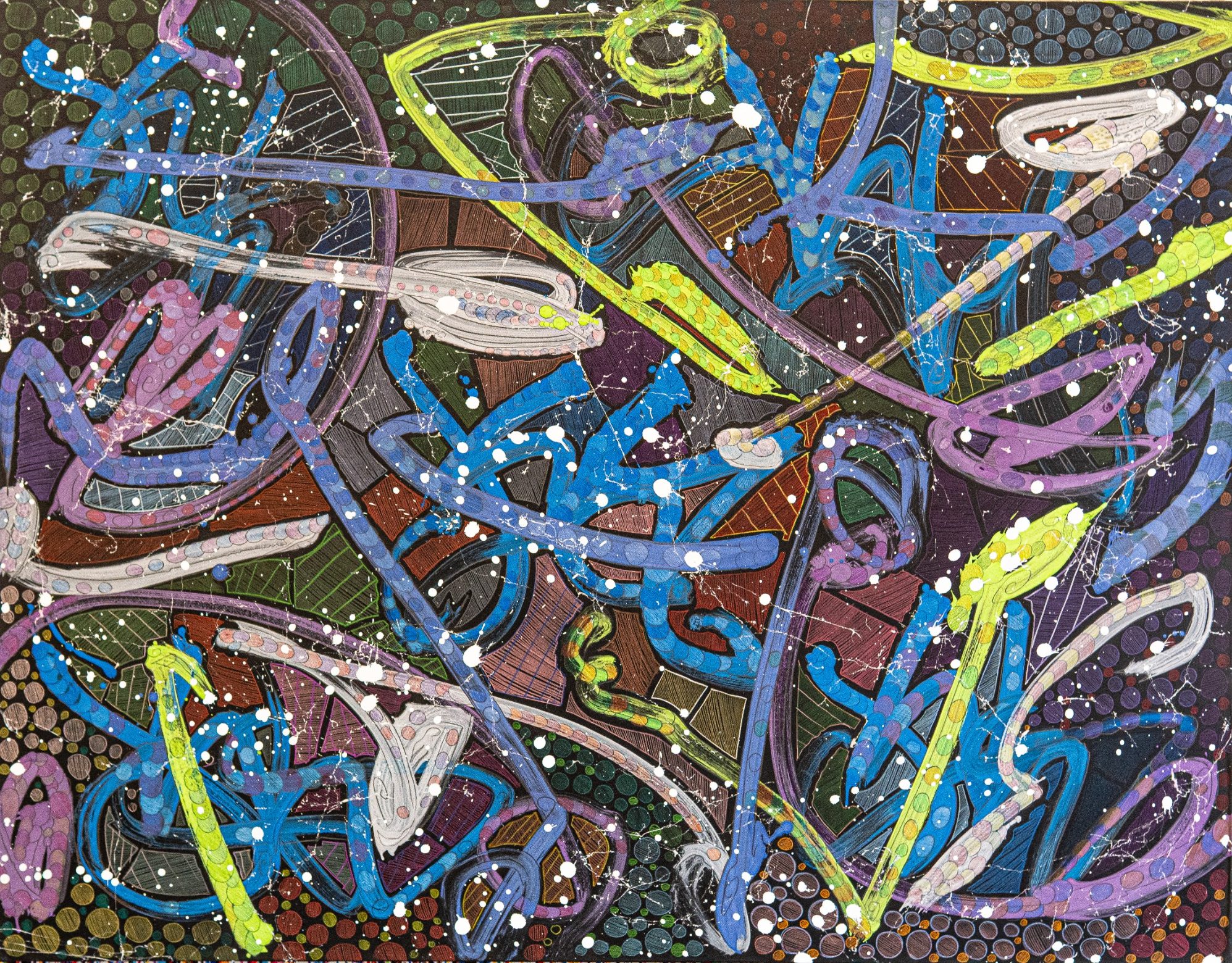 JonOne — Paper Boy | H.D Galerie Œuvre de JonOne présentée dans « Paper Boy », son exposition personnelle à H.D Galerie, Paris, du 10 au 23 septembre 2026