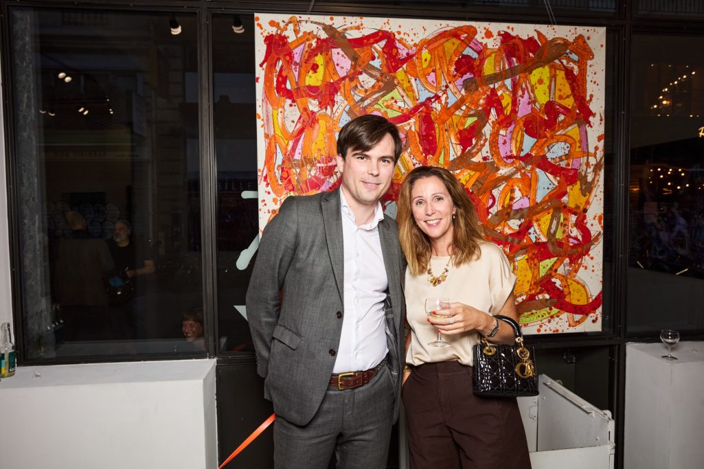 Portrait de soirée — Vernissage de JonOne