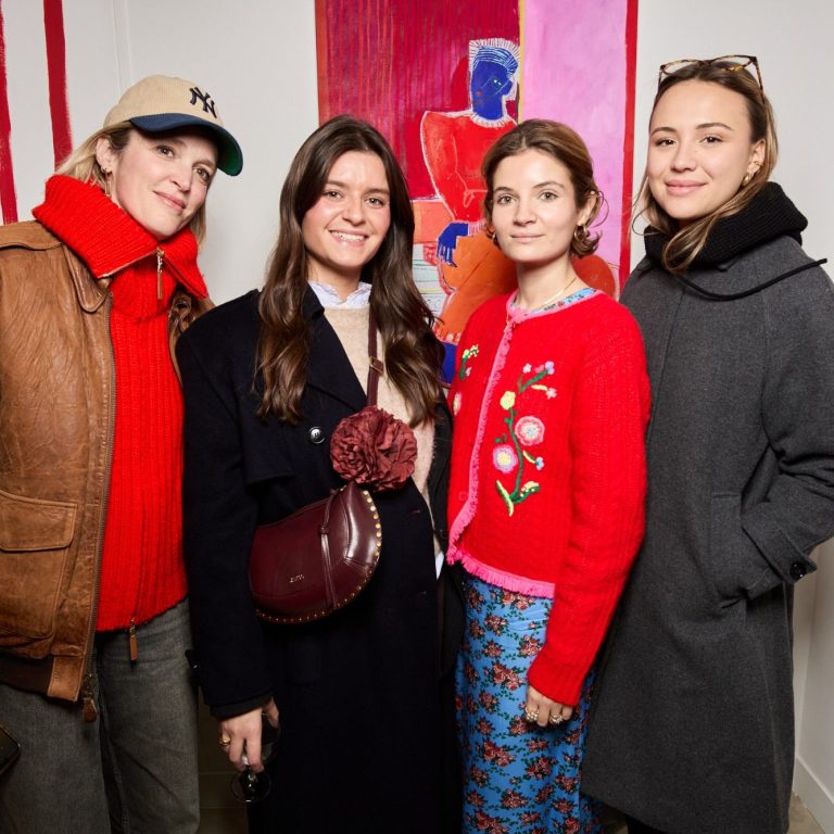 Esther Jolivet, PeggFrey,  Vernissage de l'exposition Naître à soi, Xavier de Vilmorin, H.D Galerie Paris, 45 rue Vivienne, Paris 2