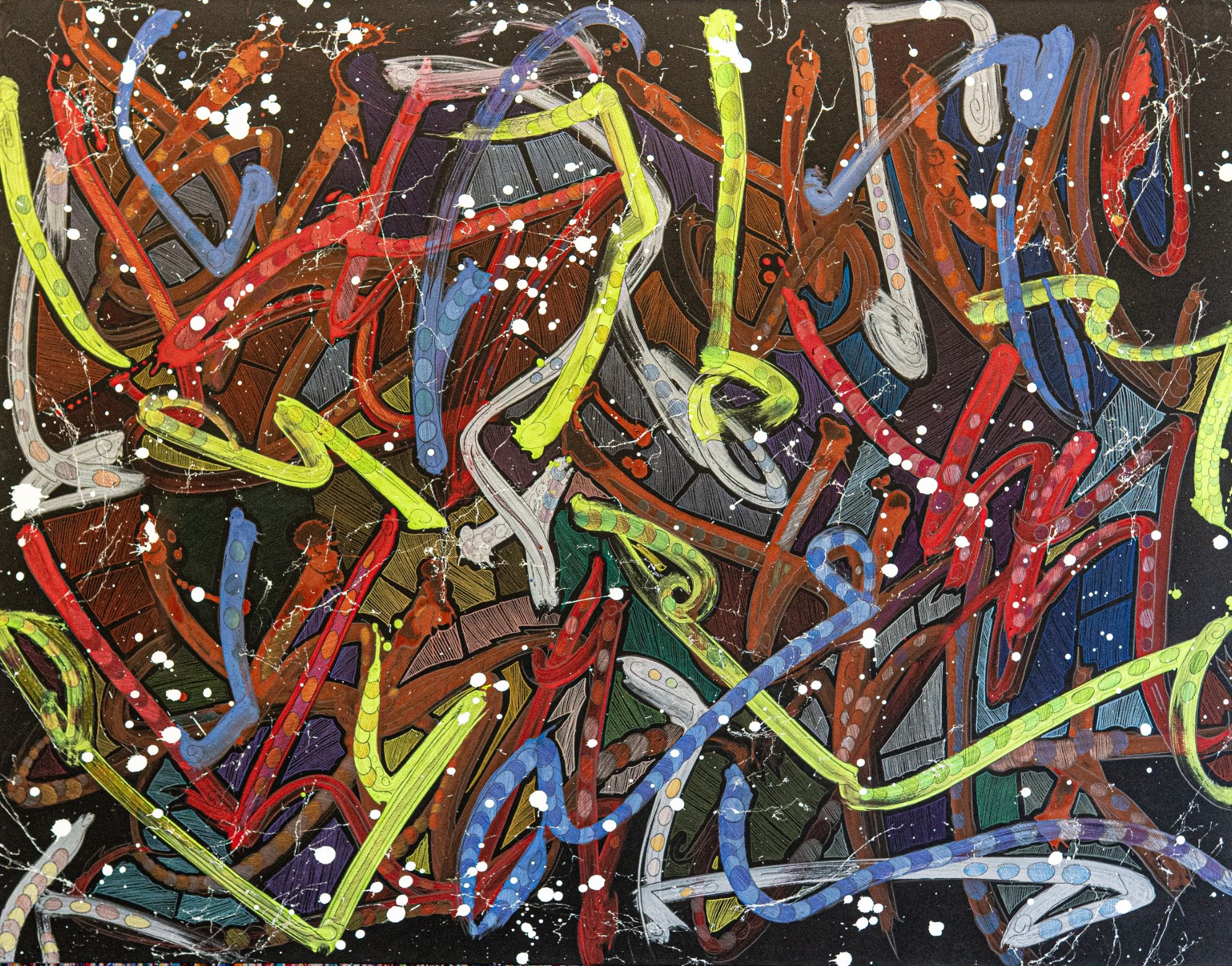 JonOne — Paper Boy | H.D Galerie Œuvre de JonOne présentée dans « Paper Boy », son exposition personnelle à H.D Galerie, Paris, du 10 au 23 septembre 2026