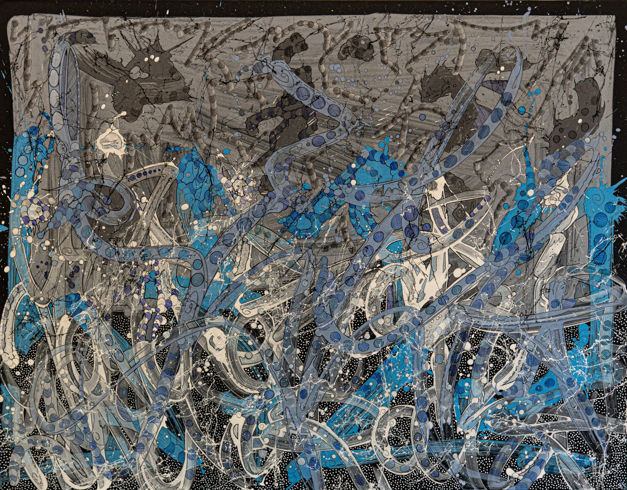 JonOne — Paper Boy | H.D Galerie Œuvre de JonOne présentée dans « Paper Boy », son exposition personnelle à H.D Galerie, Paris, du 10 au 23 septembre 2026