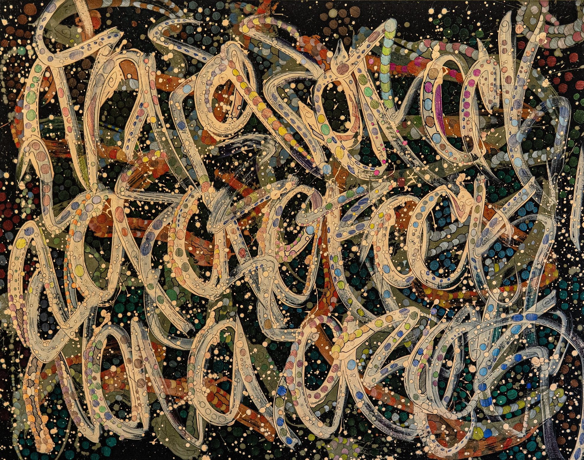 JonOne — Paper Boy | H.D Galerie Œuvre de JonOne présentée dans « Paper Boy », son exposition personnelle à H.D Galerie, Paris, du 10 au 23 septembre 2026
