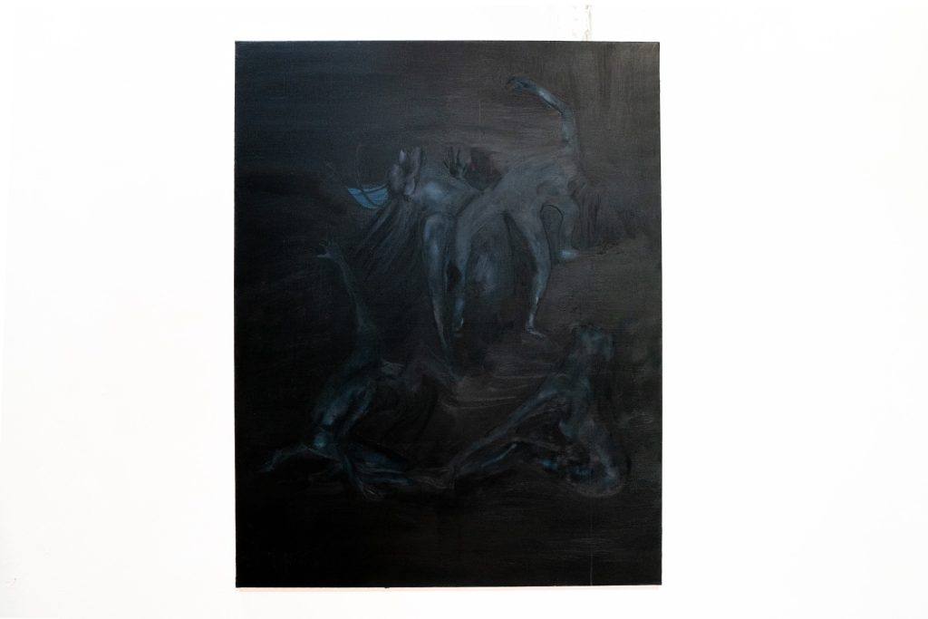 Owning the Shadows, Ophelia Jacarini présentée lors de l'Exposition "En Mouvement ", H.D Galerie, 45 Rue Vivienne, Paris 2, Mai 2026