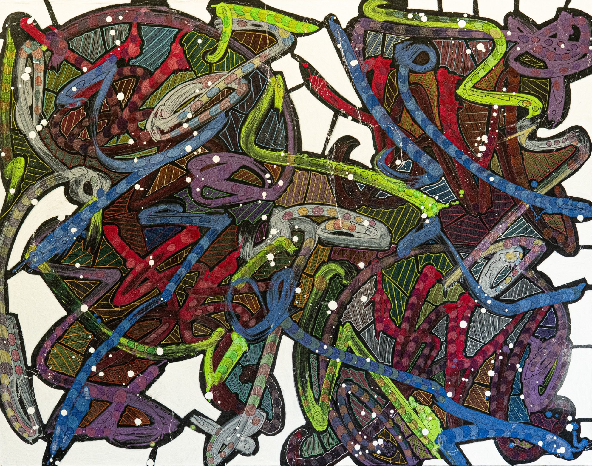 JonOne — Paper Boy | H.D Galerie Œuvre de JonOne présentée dans « Paper Boy », son exposition personnelle à H.D Galerie, Paris, du 10 au 23 septembre 2026