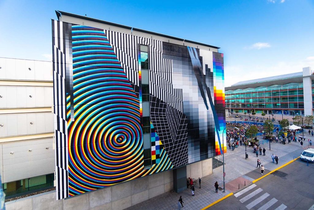 Felipe Pantone - Optichromie - Madrid - 2019 Felipe Pantone - Optichromie - Madrid - 2019