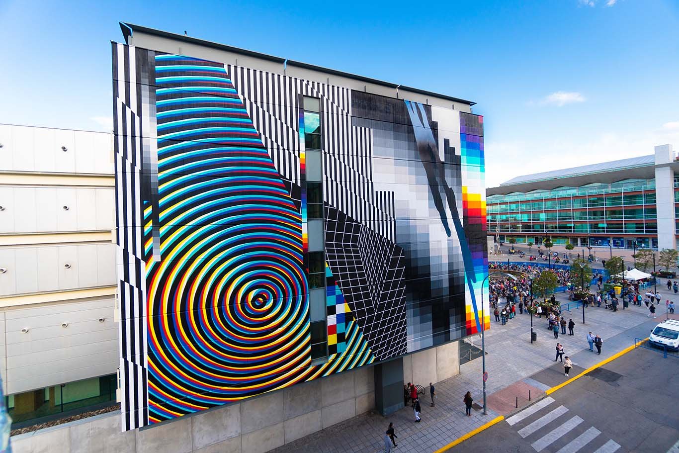 Felipe Pantone - Optichromie - Madrid - 2019 Felipe Pantone - Optichromie - Madrid - 2019
