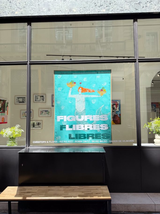 Figures libres — Vitrine de l’exposition — H.D Galerie Vitrine de l’exposition Figures libres chez H.D Galerie à Paris.