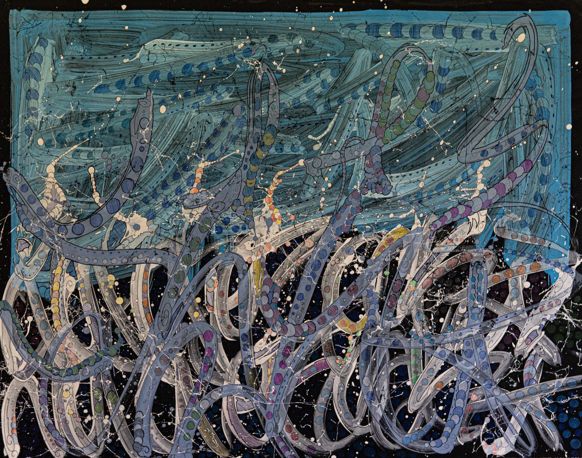 JonOne — Paper Boy | H.D Galerie Œuvre de JonOne présentée dans « Paper Boy », son exposition personnelle à H.D Galerie, Paris, du 10 au 23 septembre 2026