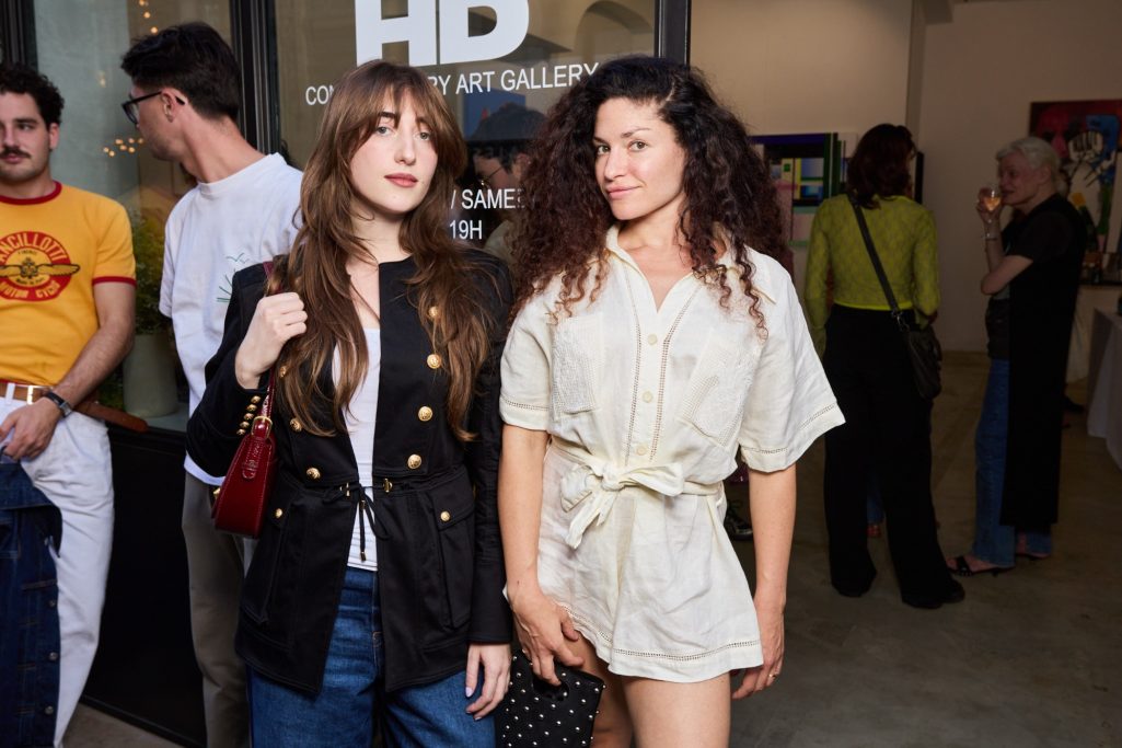 Kouka Lapidus et Ophélia Jacarini — Vernissage Figures libres Kouka Lapidus et Ophélia Jacarini lors du vernissage de l’exposition Figures libres chez H.D Galerie à Paris.