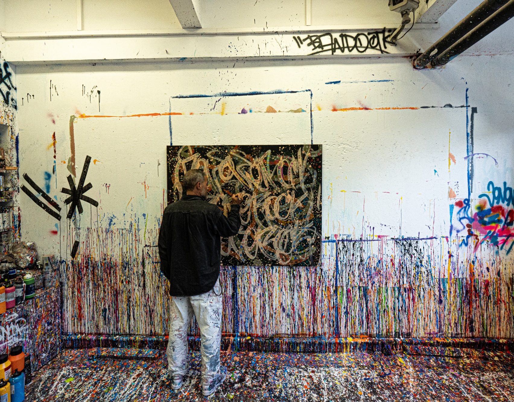 JonOne — Paper Boy | H.D Galerie Œuvre de JonOne présentée dans « Paper Boy », son exposition personnelle à H.D Galerie, Paris, du 10 au 23 septembre 2026