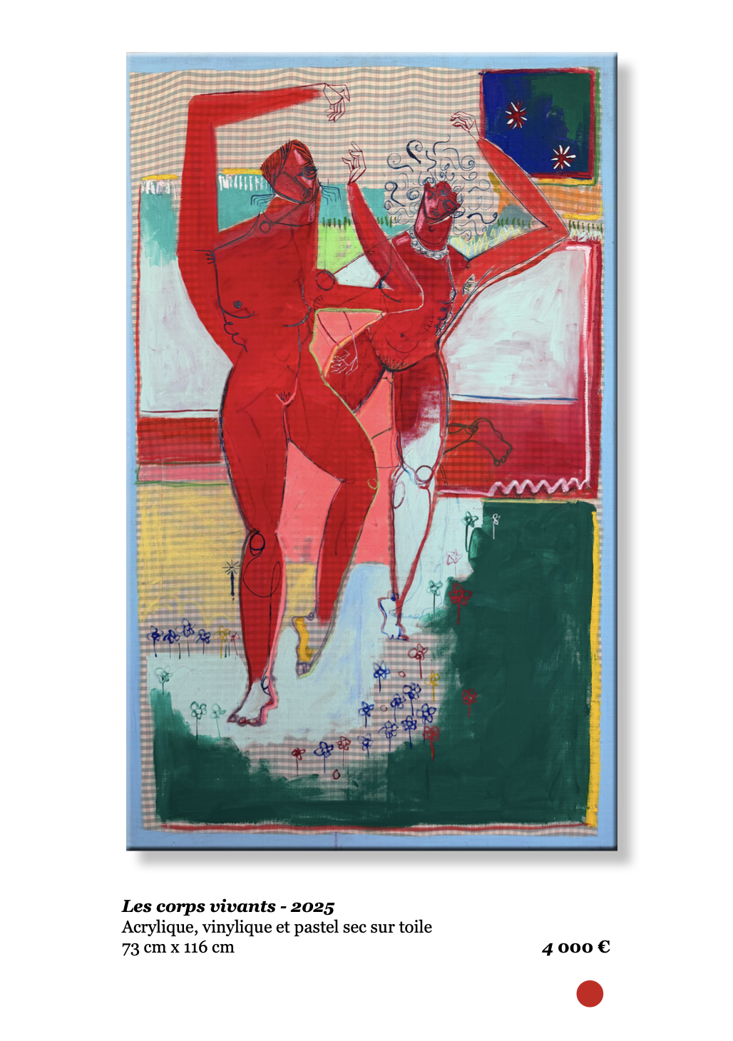 Xavier de Vilmorin, Les corps vivants, Exposition Naitre à soi, H.D Galerie, 45 rue Vivienne, Paris 2, novembre 2025 - janvier 2026